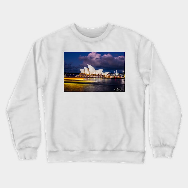 The Sydney Opera House, Sydney, NSW, Australia. Crewneck Sweatshirt by VickiWalsh